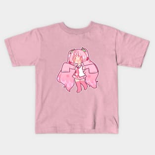 Sakura Miku Chib Kids T-Shirt